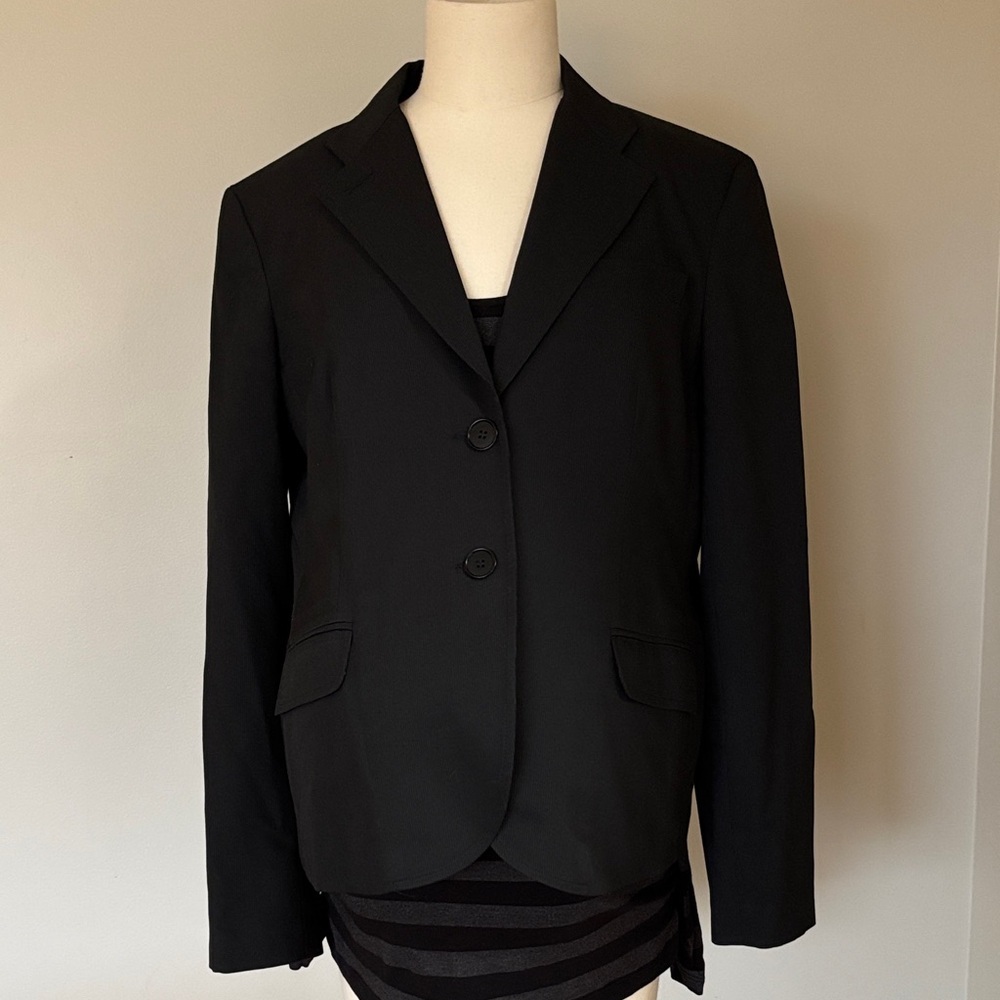 Mimi Maternity Black 2 Button Blazer Size Medium